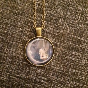 Fairy pendant and delicate chain